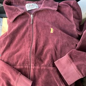 Juicy couture maroon/burgundy jacket